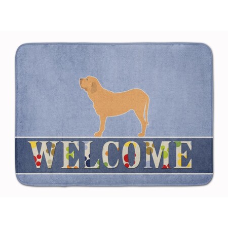 Carolines Treasures Fila Brasileiro Welcome Machine Washable Memory Foam Mat BB5583RUG